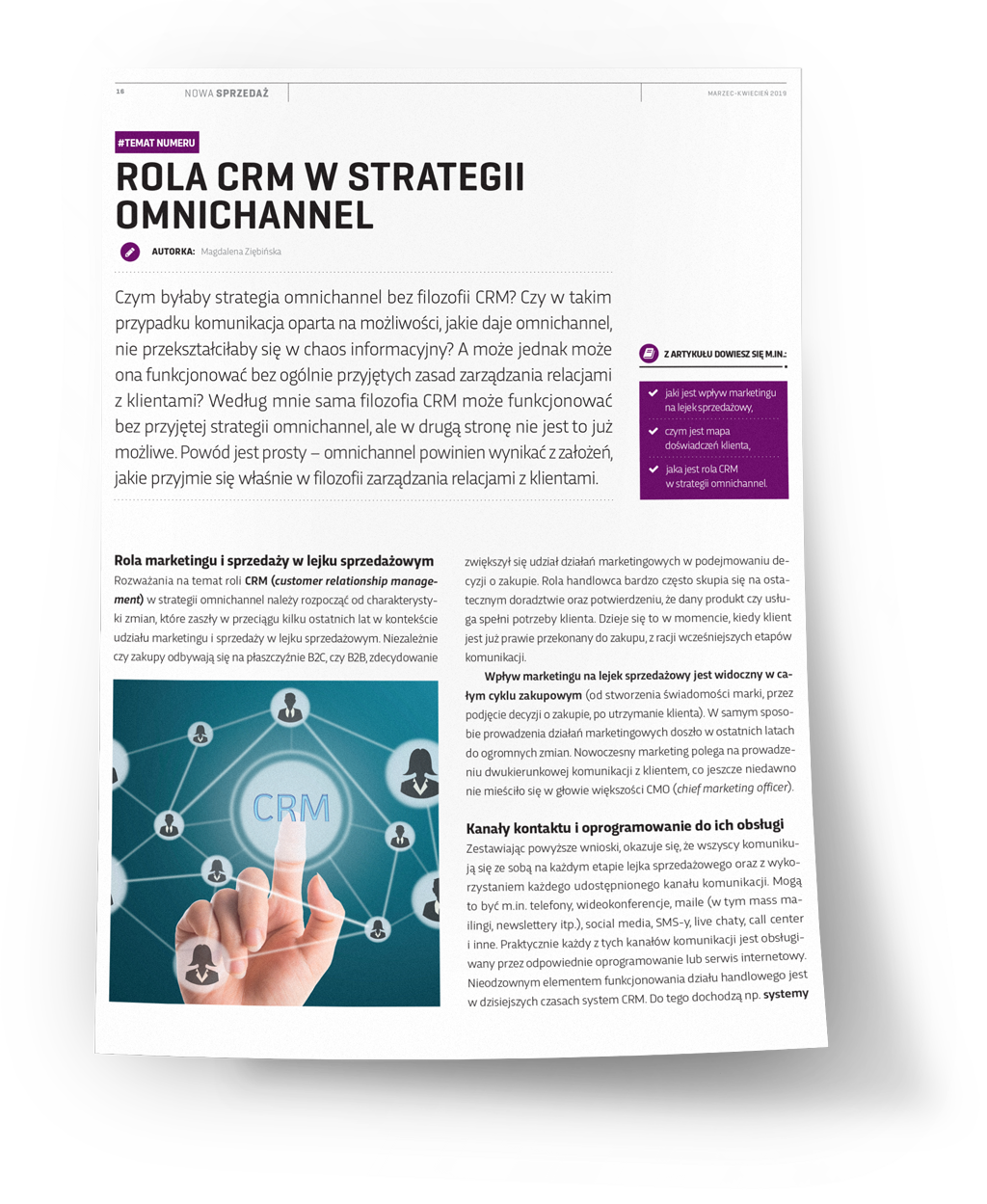 artykuł - Rola CRM w Strategii Omnichannel
