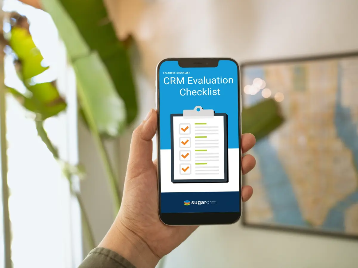crm checklist ebook sugarcrm