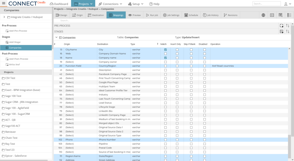 creatio hubspot integration